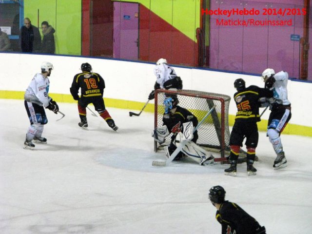 Photo hockey match Besançon - Colmar le 13/12/2014