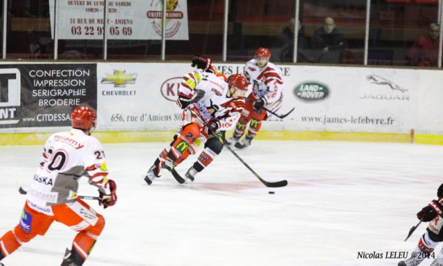 Photo hockey match Amiens  - Cholet  le 09/12/2014