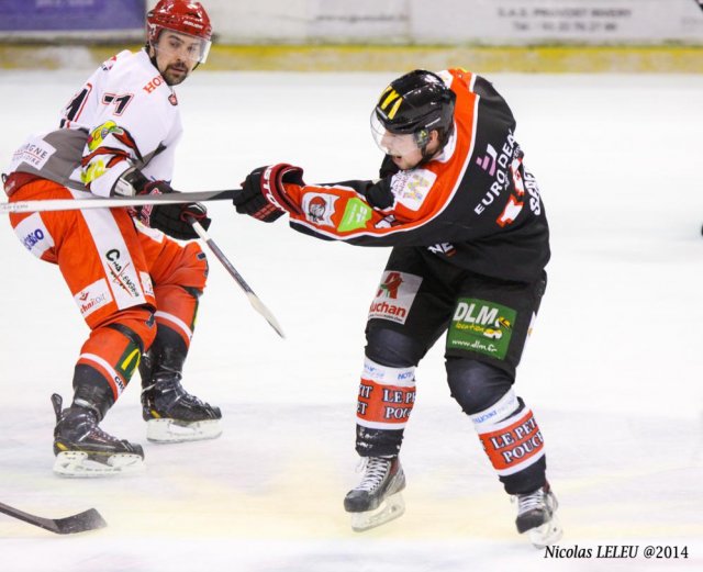Photo hockey match Amiens  - Cholet  le 09/12/2014