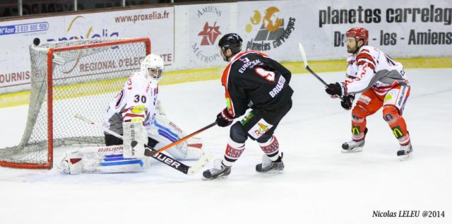 Photo hockey match Amiens  - Cholet  le 09/12/2014