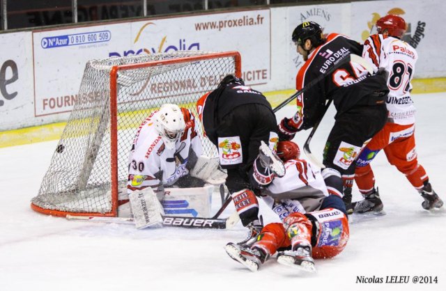 Photo hockey match Amiens  - Cholet  le 09/12/2014