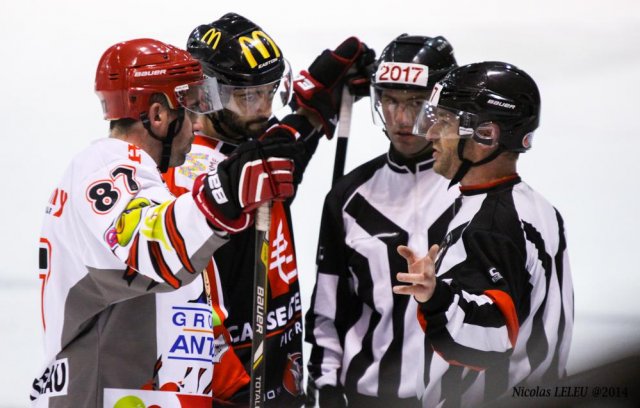Photo hockey match Amiens  - Cholet  le 09/12/2014