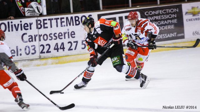 Photo hockey match Amiens  - Cholet  le 09/12/2014