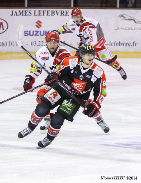 Photo hockey match Amiens  - Cholet  le 09/12/2014