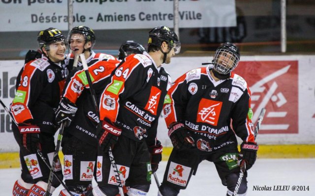 Photo hockey match Amiens  - Cholet  le 09/12/2014