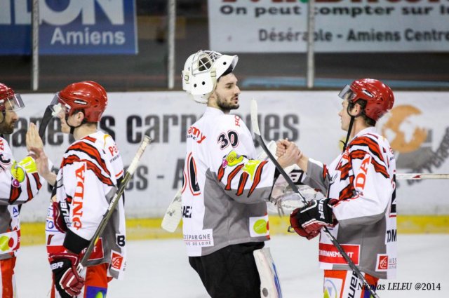 Photo hockey match Amiens  - Cholet  le 09/12/2014