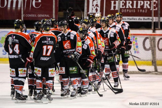 Photo hockey match Amiens  - Cholet  le 09/12/2014