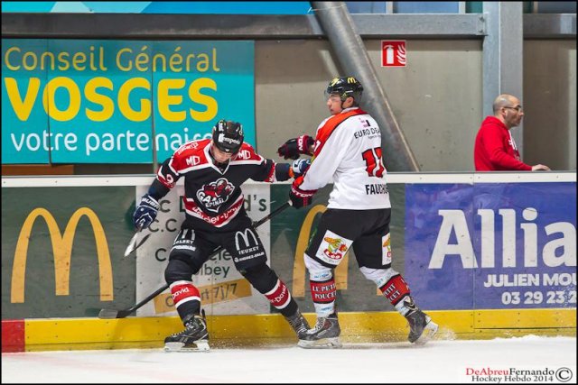 Photo hockey match Epinal  - Amiens  le 13/12/2014