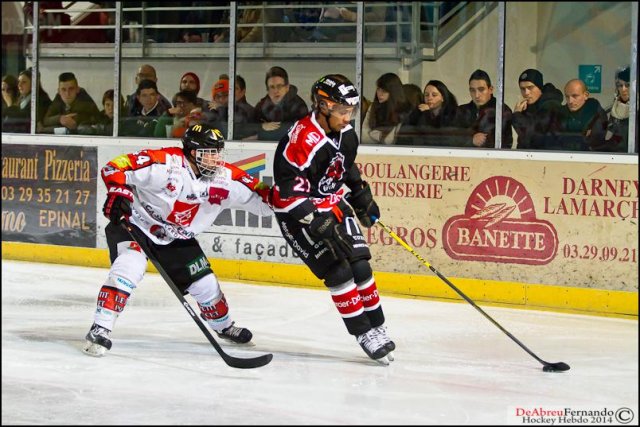 Photo hockey match Epinal  - Amiens  le 13/12/2014