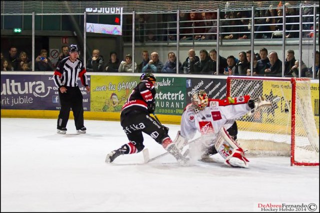 Photo hockey match Epinal  - Amiens  le 13/12/2014