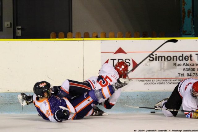 Photo hockey match Clermont-Ferrand - Evry  le 13/12/2014