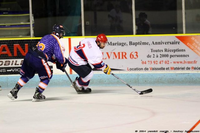 Photo hockey match Clermont-Ferrand - Evry  le 13/12/2014