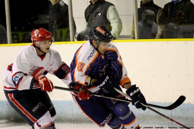 Photo hockey match Clermont-Ferrand - Evry  le 13/12/2014