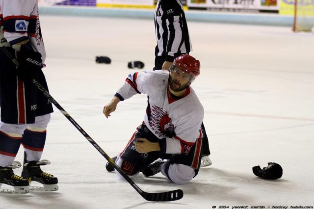 Photo hockey match Clermont-Ferrand - Evry  le 13/12/2014