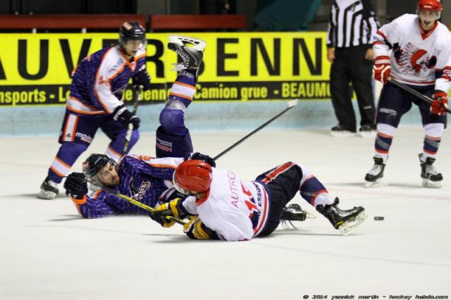Photo hockey match Clermont-Ferrand - Evry  le 13/12/2014