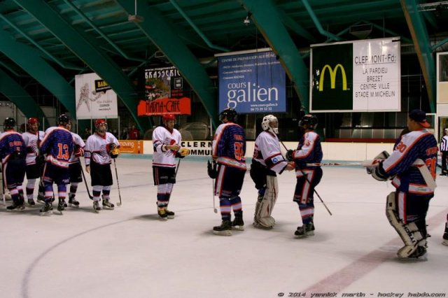 Photo hockey match Clermont-Ferrand - Evry  le 13/12/2014