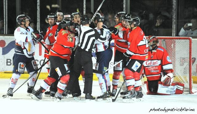 Photo hockey match Briançon  - Grenoble  le 13/12/2014