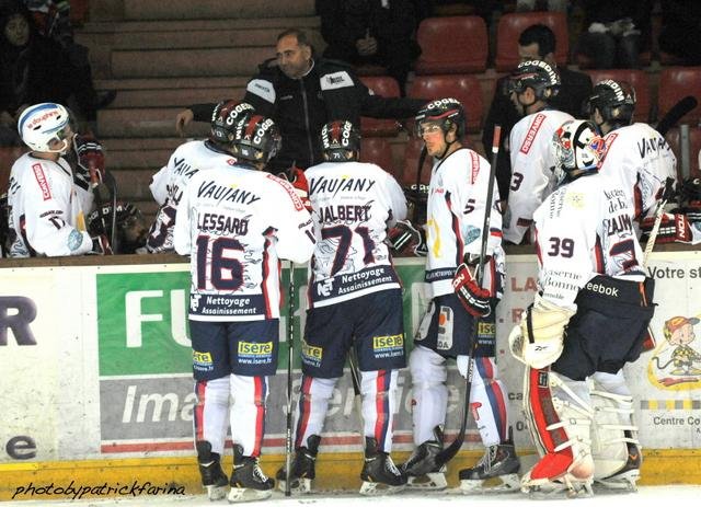 Photo hockey match Briançon  - Grenoble  le 13/12/2014
