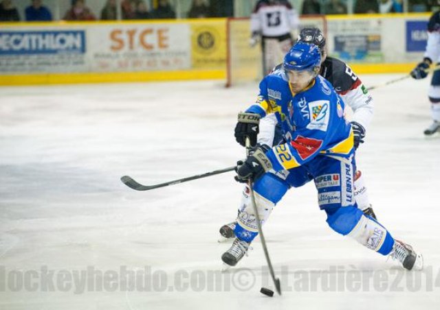 Photo hockey match Dijon  - Angers  le 13/12/2014
