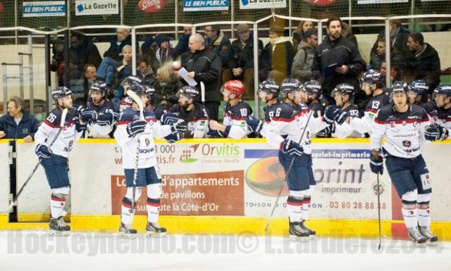 Photo hockey match Dijon  - Angers  le 13/12/2014