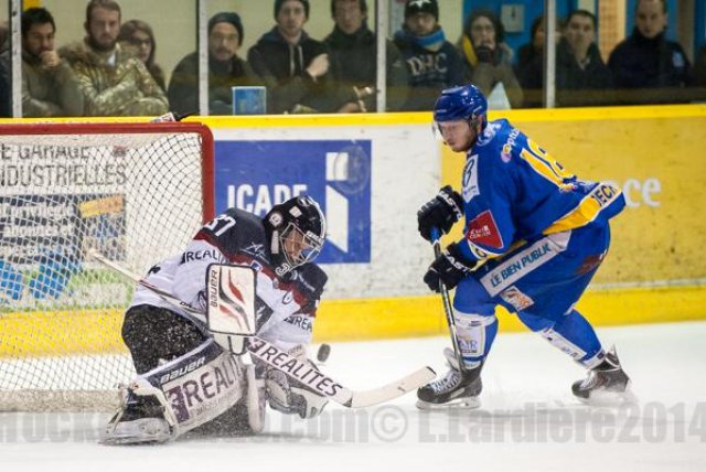 Photo hockey match Dijon  - Angers  le 13/12/2014