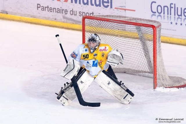 Photo hockey match Lyon - Strasbourg  le 23/12/2014