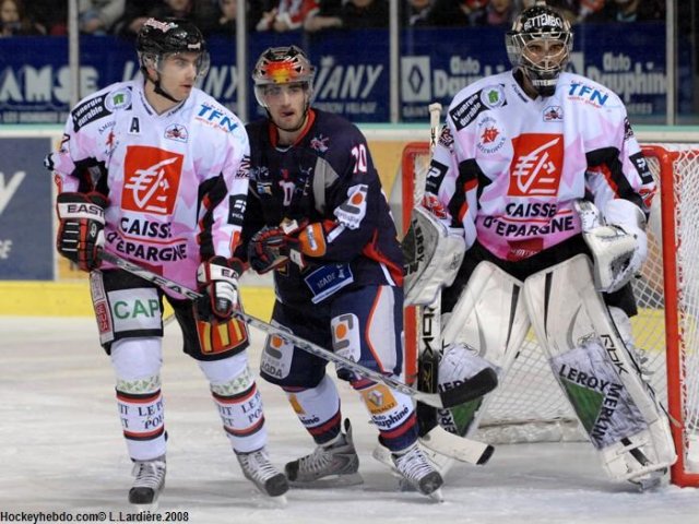 Photo hockey match Grenoble  - Amiens  le 03/01/2009