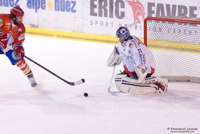 Photo hockey match Lyon - Caen  le 28/12/2014