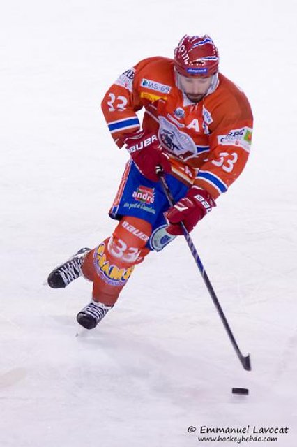 Photo hockey match Lyon - Caen  le 28/12/2014