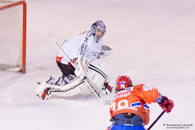 Photo hockey match Lyon - Caen  le 28/12/2014