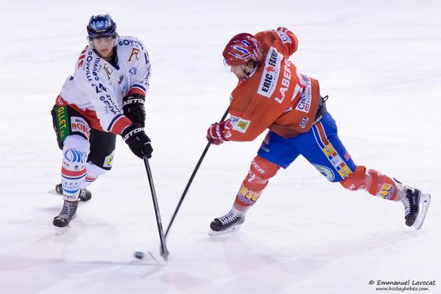 Photo hockey match Lyon - Caen  le 28/12/2014