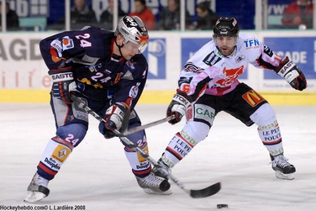 Photo hockey match Grenoble  - Amiens  le 03/01/2009