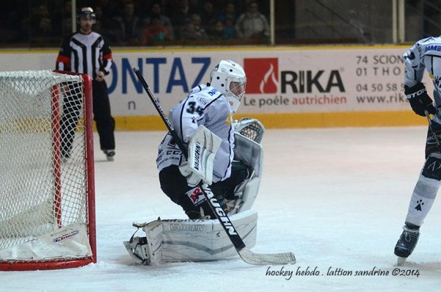 Photo hockey match Chamonix  - Brest  le 28/12/2014