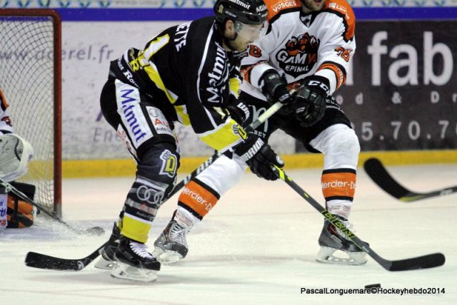 Photo hockey match Rouen - Epinal  le 28/12/2014