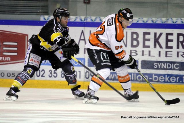 Photo hockey match Rouen - Epinal  le 28/12/2014