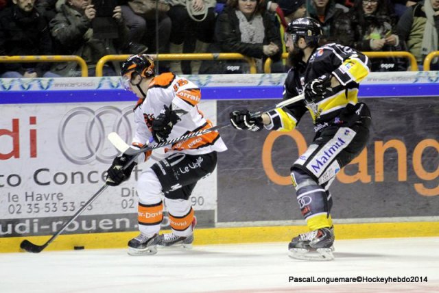 Photo hockey match Rouen - Epinal  le 28/12/2014