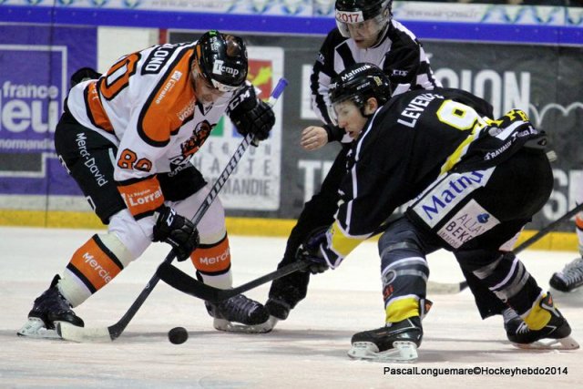 Photo hockey match Rouen - Epinal  le 28/12/2014