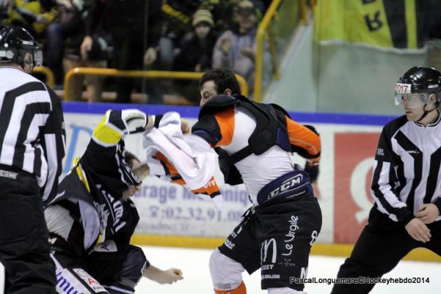 Photo hockey match Rouen - Epinal  le 28/12/2014