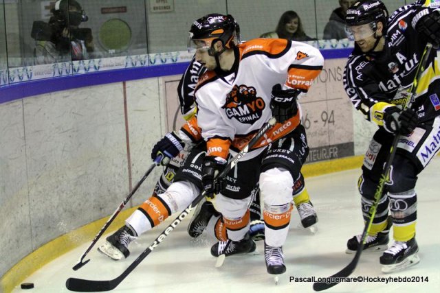 Photo hockey match Rouen - Epinal  le 28/12/2014