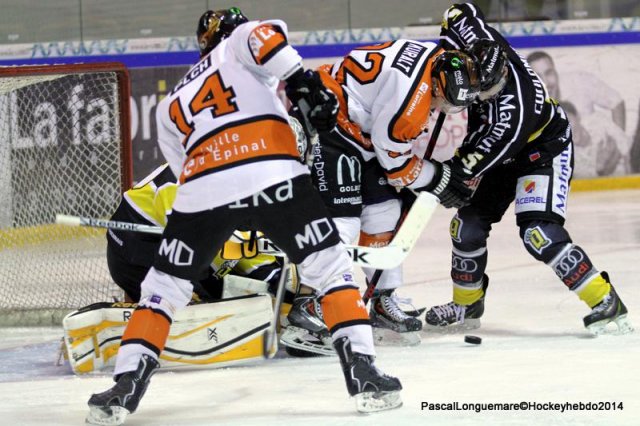 Photo hockey match Rouen - Epinal  le 28/12/2014