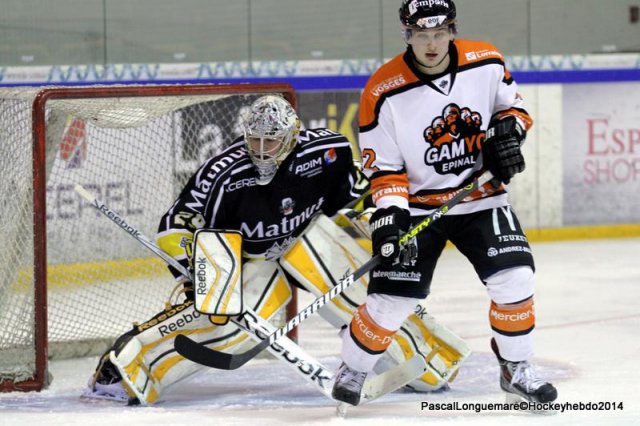 Photo hockey match Rouen - Epinal  le 28/12/2014