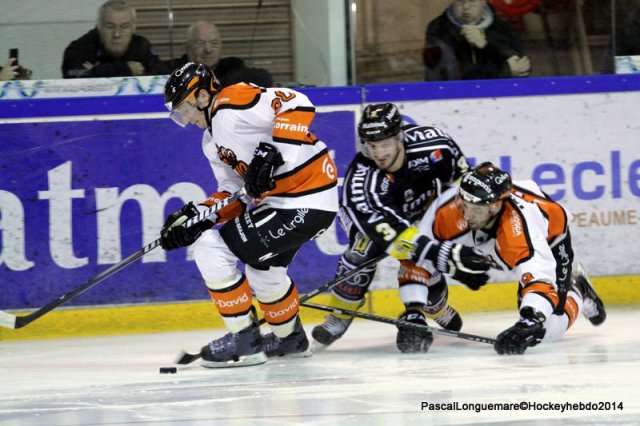 Photo hockey match Rouen - Epinal  le 28/12/2014