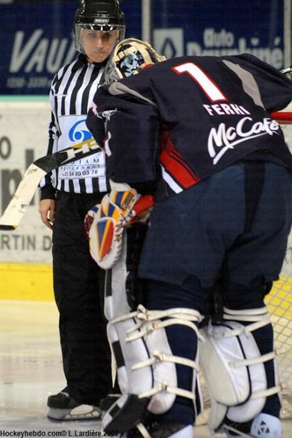 Photo hockey match Grenoble  - Amiens  le 03/01/2009