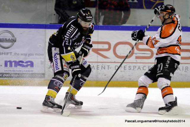 Photo hockey match Rouen - Epinal  le 28/12/2014