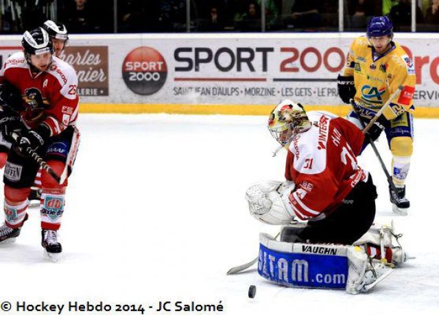 Photo hockey match Morzine-Avoriaz - Dijon  le 28/12/2014