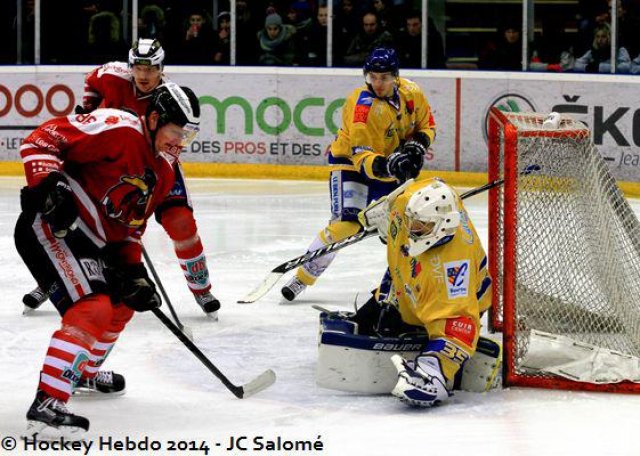 Photo hockey match Morzine-Avoriaz - Dijon  le 28/12/2014