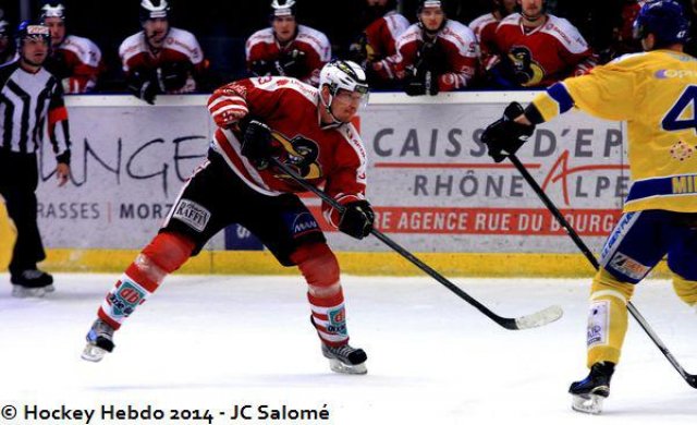 Photo hockey match Morzine-Avoriaz - Dijon  le 28/12/2014
