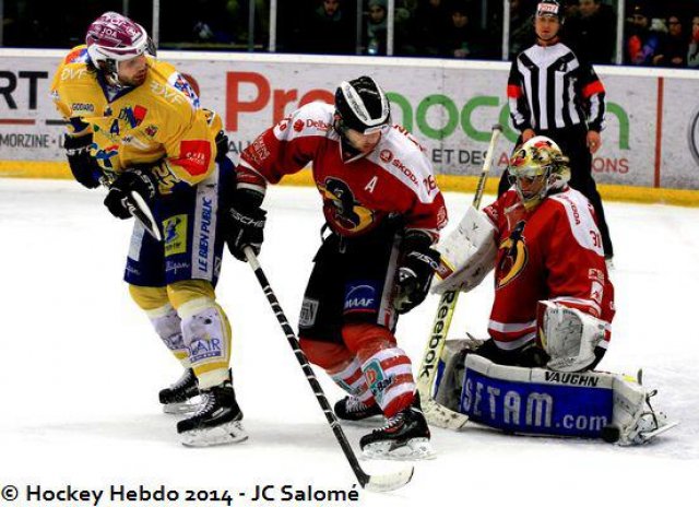 Photo hockey match Morzine-Avoriaz - Dijon  le 28/12/2014