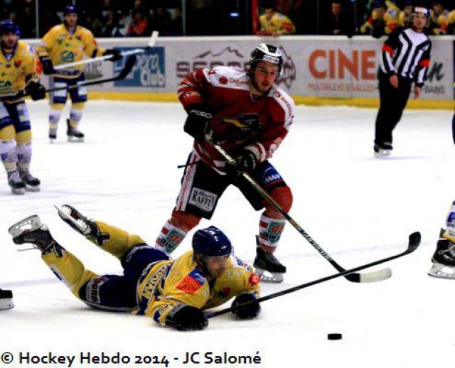 Photo hockey match Morzine-Avoriaz - Dijon  le 28/12/2014