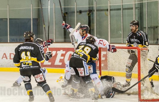 Photo hockey match Grenoble  - Rouen le 30/12/2014